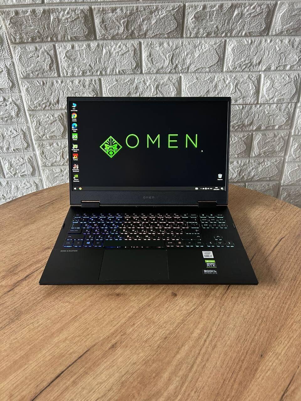 Б/в Ігровий ноутбук HP Omen 15-ek1001ua 15.6" 1920x1080| i7-10750H| 32GB RAM| 1000GB SSD| RTX 3070 8GB