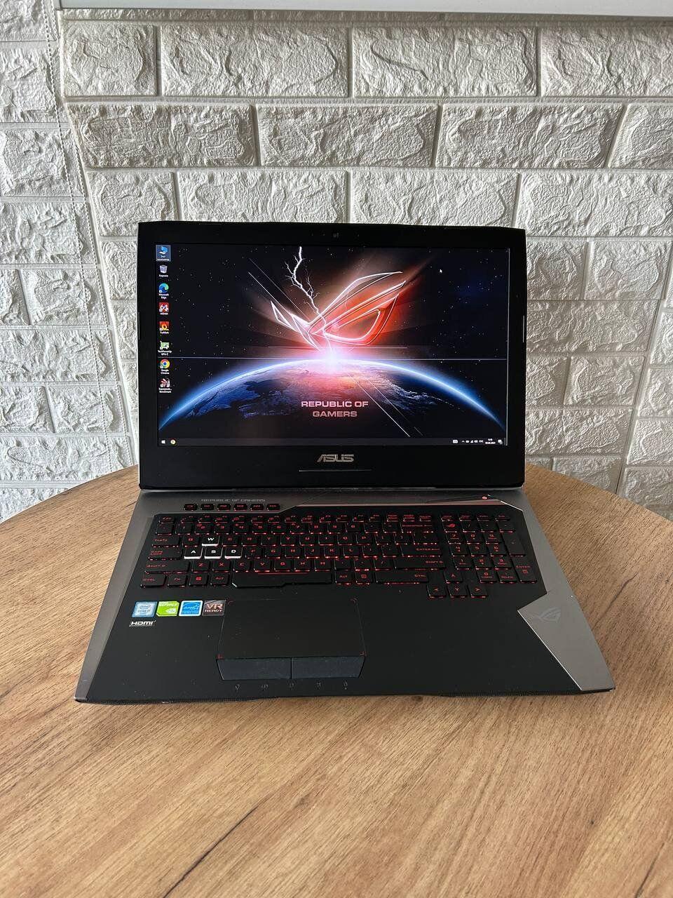 Б/в Ігровий ноутбук Asus ROG Strix G752VS 17.3" 1920x1080| i7-6700HQ| 16GB RAM| 512GB SSD| GTX 1070 8GB