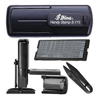 Самонаборный штамп 47х18 мм, 5-ти строчный карманный черный, Shiny Handy Stamp S-773