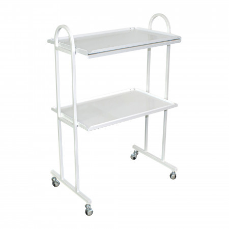 Столик інструментальний пересувний на 2 полиці СІ-5 Viola столик медичний металевий на коліщатках