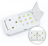 Міні UV/LED лампа Sun 11 plus для сушіння нігтів на USB (сенсорна, з таймером), 60 Вт., фото 5