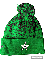 В'язані зимові шапки з логотипами nhl Dallas Stars