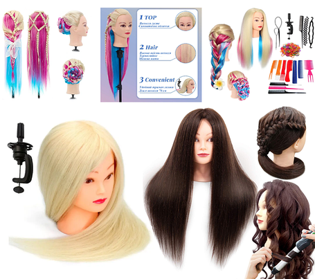 Манекен голова для зачісок