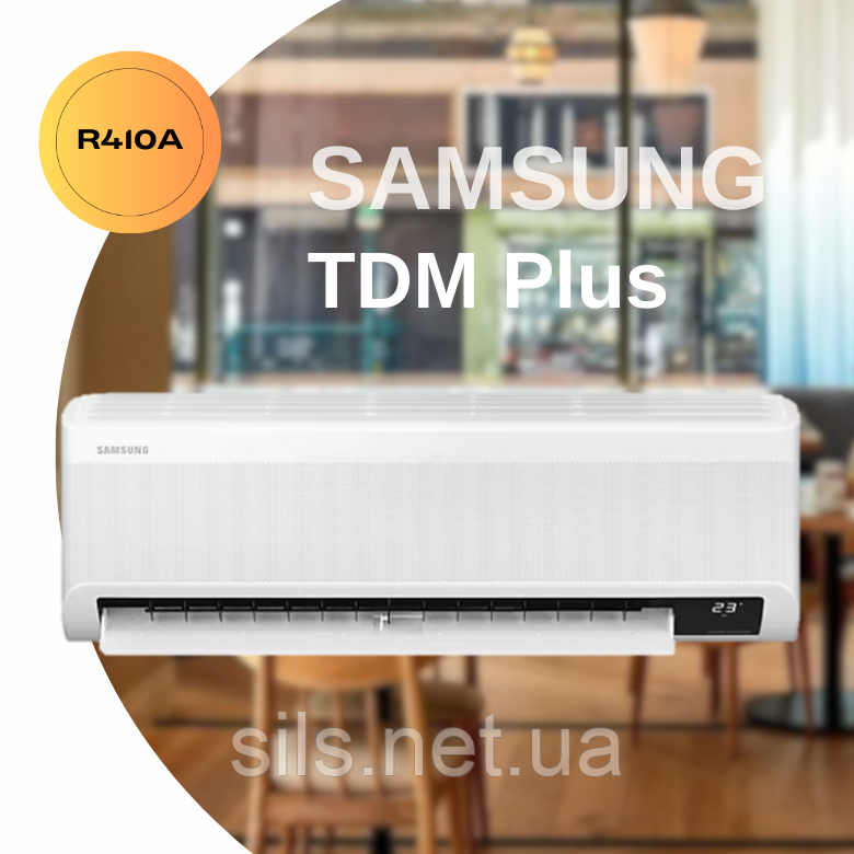 Внутрішній блок Samsung AE028TNXDEH/EU настінного типу Wind Free для системи TDM Plus, без EEV 2,8 кВт