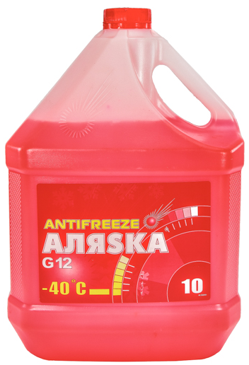 Антифриз червоний -40 G12 (10 л) Аляска Antifreeze 5528