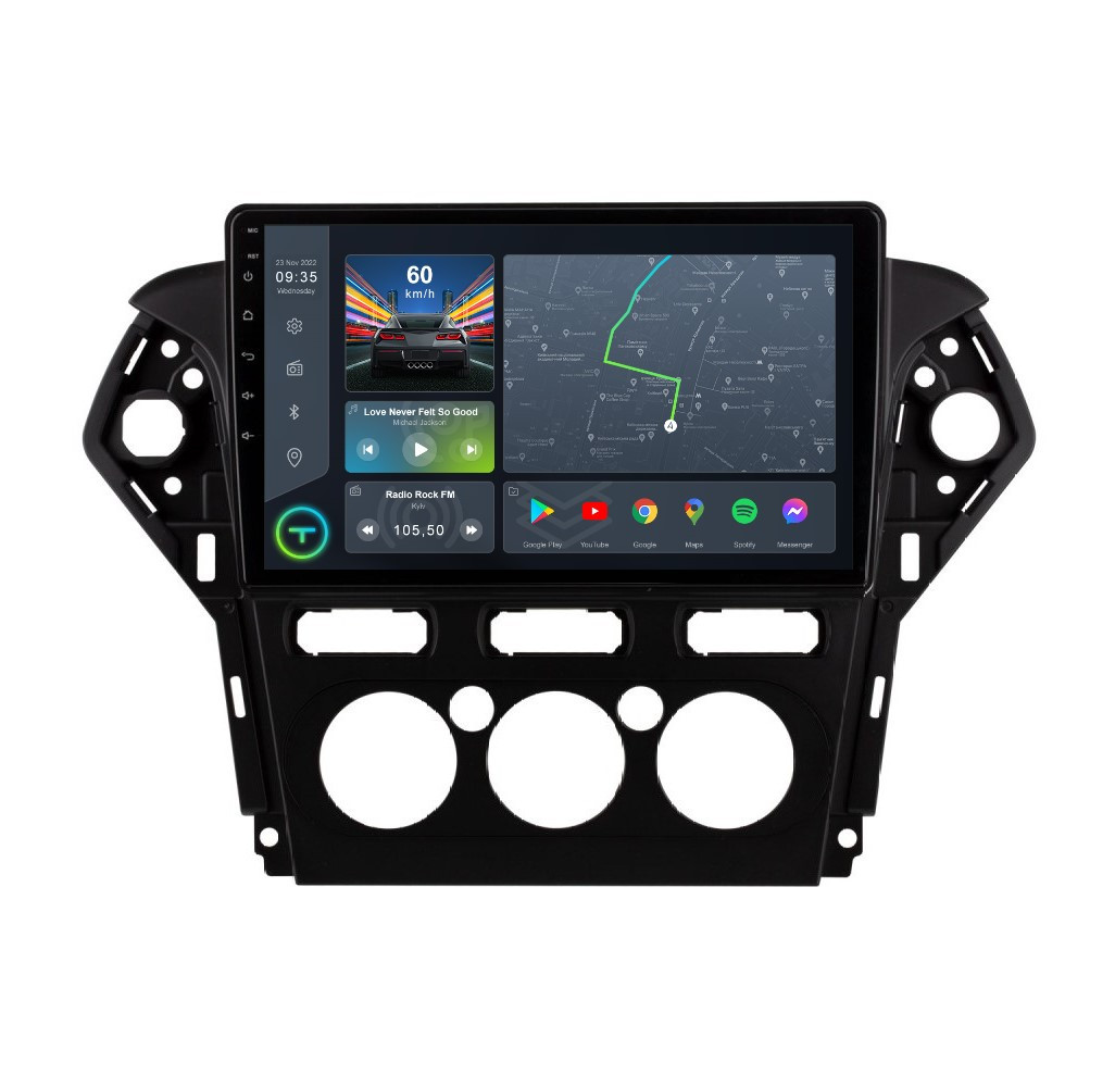 Штатна магнітола Torssen Ford Mondeo 11+13 black F9232 4G Carplay DSP, фото 1