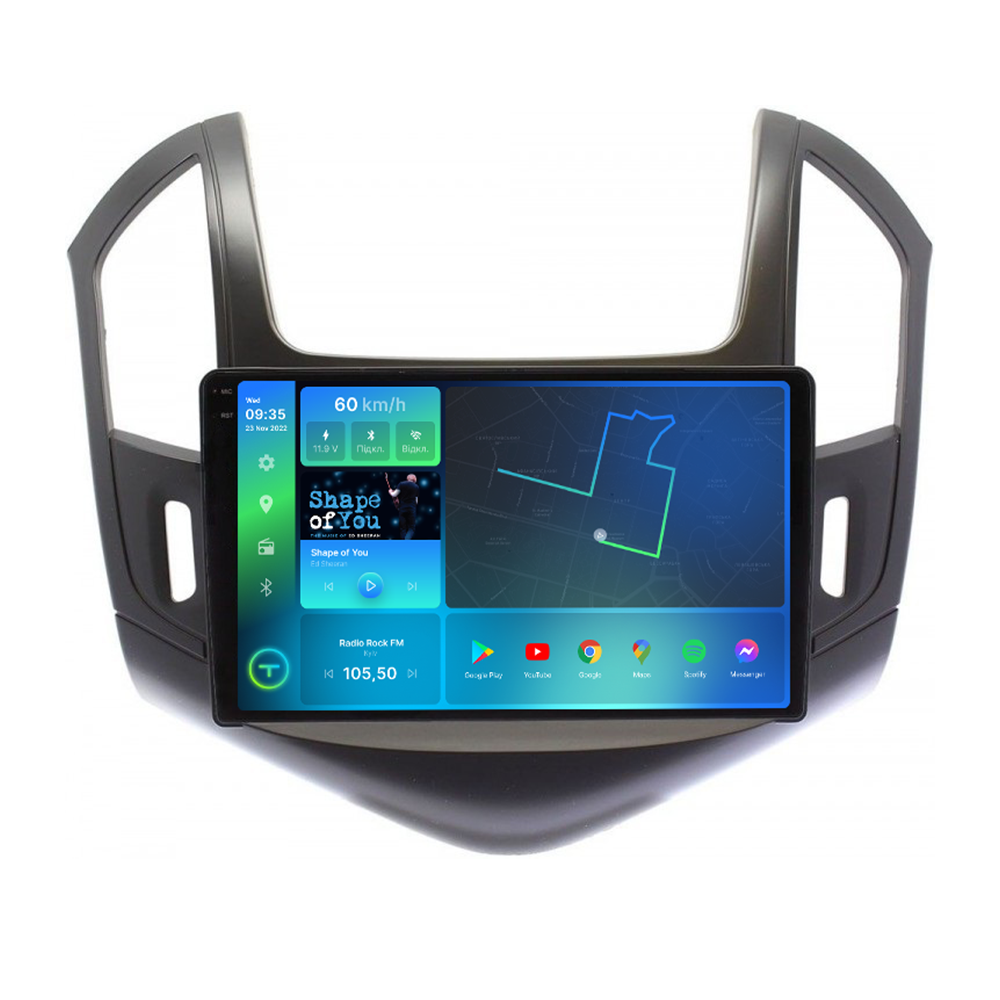 Штатна магнітола Torssen 2K Chevrolet Cruze 11-16 F9464 4G Carplay DSP