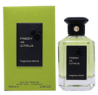 Парфюмированная вода Fragrance World Fresh As Citrus для мужчин и женщин - edp 100 ml