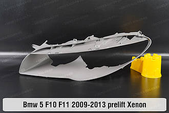 Декор. маска BMW 5 F10 F11 Xenon (2009-2013) VI покоління дорестайлінг ліва