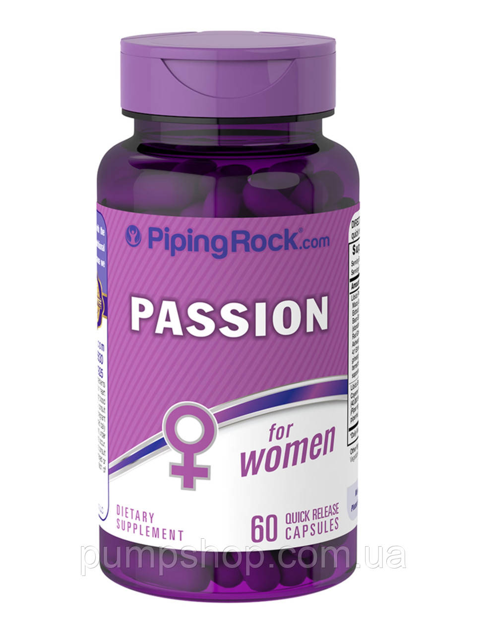 (уцінка термін по 2.24) Для підвищення жіночого лібідо PipingRock Passion for Women 60 капс.