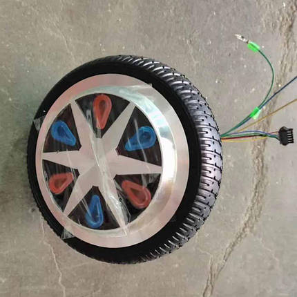 Мотор колесо для гироскутера на 6.5 дюймів алюмінієві з LED, фото 2