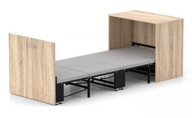 Ліжко-трансформер + комод Sirim (2 в 1) Дуб сонома TM KnapKnap