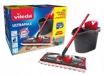 Набір для прибирання швабра+відро VILEDA UltraMax Box (Оригінал)