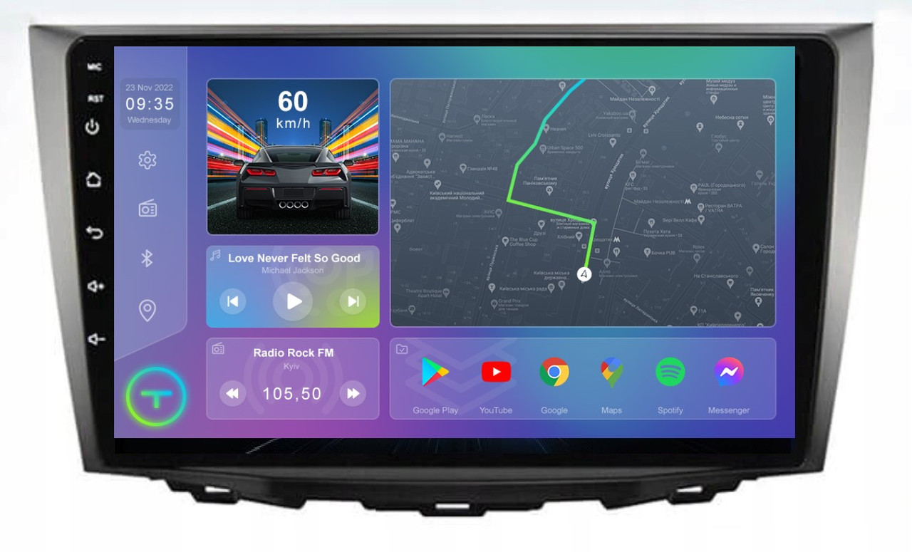 Штатна магнітола Torssen Suzuki Kizashi 2009+ F9464 4G Carplay DSP