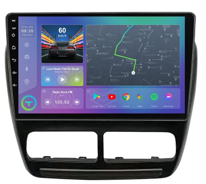 Штатна магнітола Torssen Fiat Doblo 2 263 09-15/Opel Combo Tourer (D) F9464 4G Carplay DSP