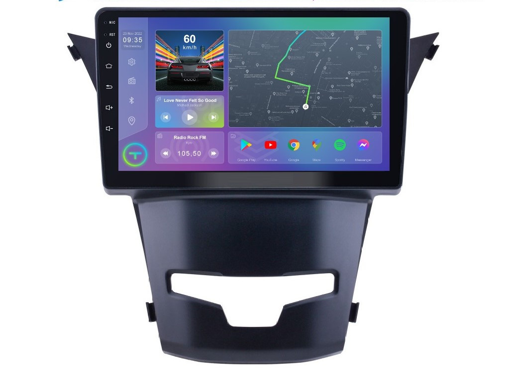 Штатна магнітола Torssen SsangYong Korando 3/Action 2 13-17 F9464 4G Carplay DSP