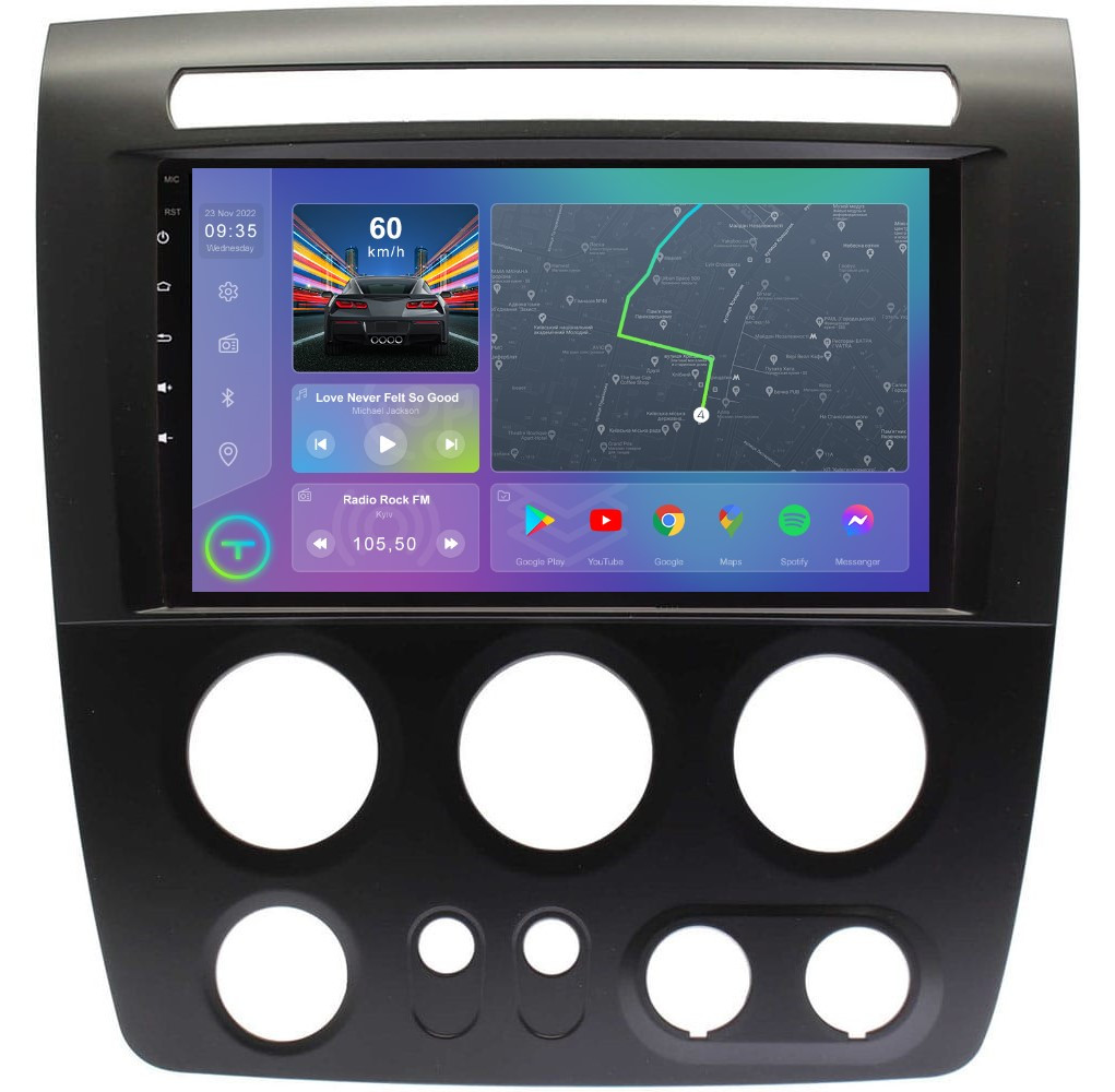Штатна магнітола Torssen Hummer H3 F9464 4G Carplay DSP