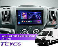 Штатная магнитола Teyes CC3 4+64 Gb Fiat Ducato 3, Peugeot Boxer 2, Citroen Jumper 2 (0 Din) 2011-2022 (B) 9"