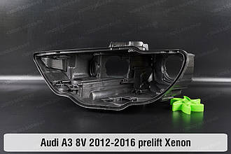 Корпус фари Audi A3 8V Xenon (2012-2016) III покоління дорестайлінг лівий