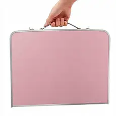 Туристичний столик алюмінієвий складаний, Столик для вулиці, Легкий портативний складаний стіл для барбекю, фото 3