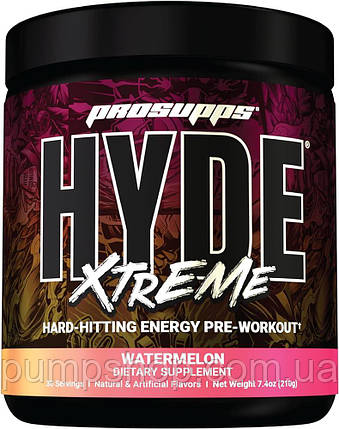 Передтренувальний комплекс ProSupps Hyde Xtreme Pre Workout 30 порц., фото 2