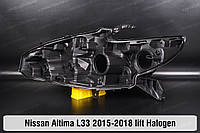Корпус фары Nissan Altima L33 Halogen (2015-2018) V поколение рестайлинг левый