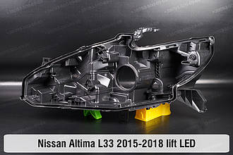 Корпус фари Nissan Altima L33 LED (2015-2018) V покоління рестайлінг лівий