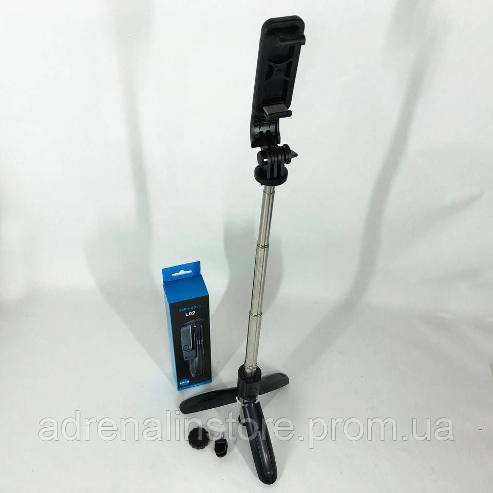 Універсальний штатив тринога для телефону Selfie Stick L02 Bluetooth монопод-трипод штатив RQ-418 селфі палиця - фото 5 - id-p1884890338