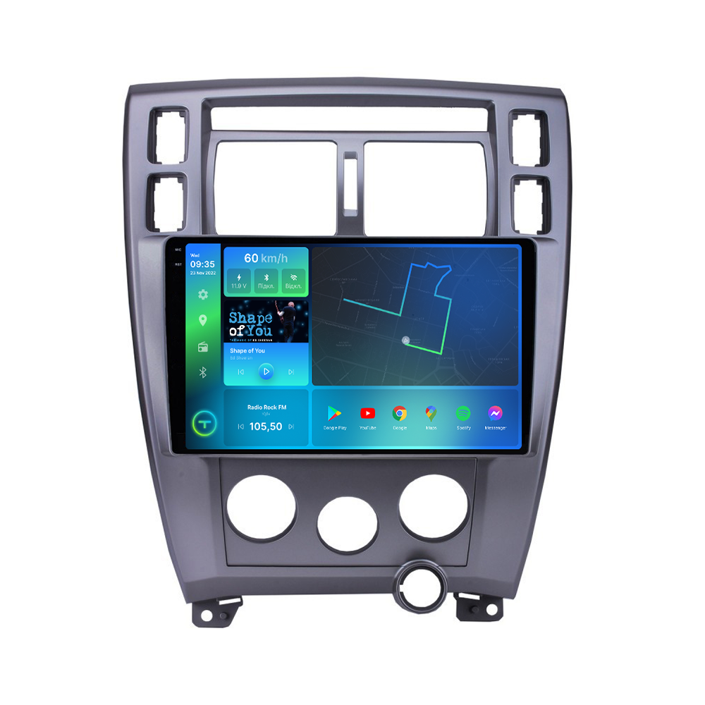 Штатна магнітола Torssen 2K Hyundai Tucson 1 04-09 F106128 4G Carplay DSP