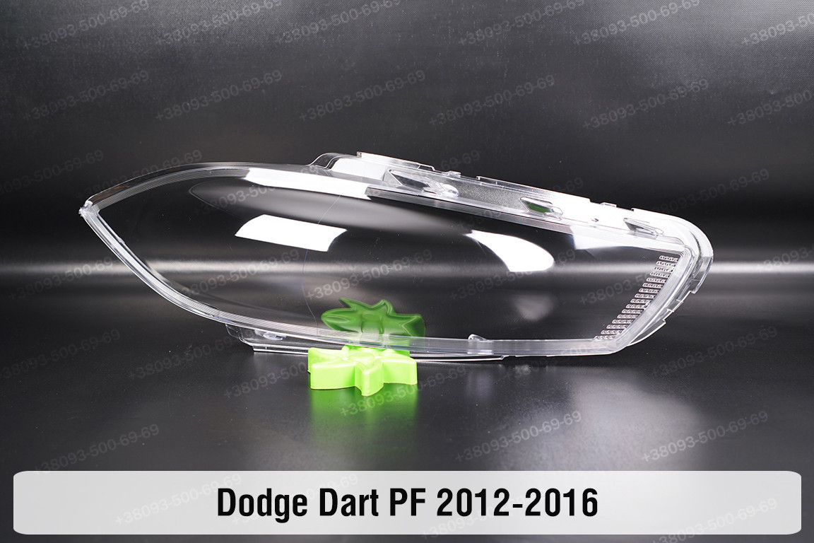 Скло фари Dodge Dart PF (2012-2016) праве