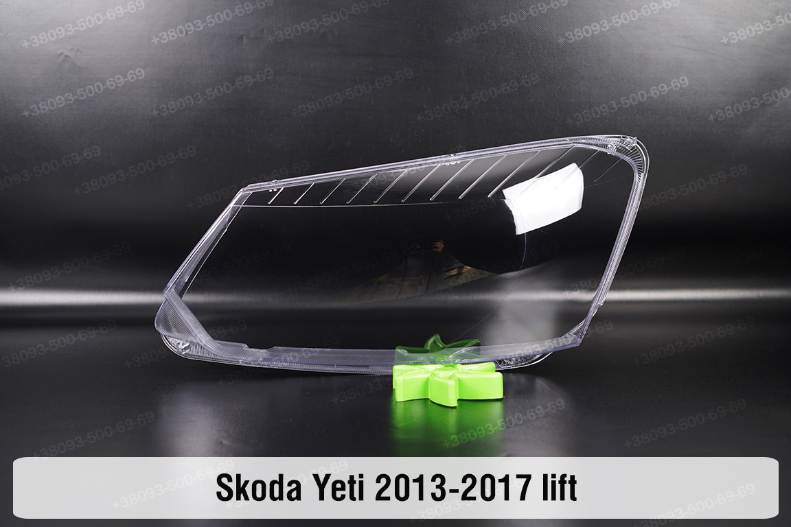 Скло фари Skoda Yeti (2013-2017) рест ліве