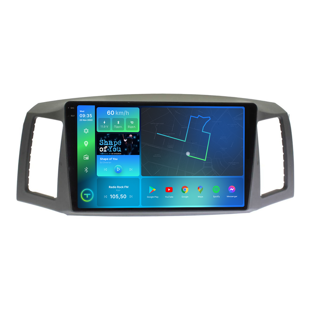 Штатна магнітола Torssen 2K Jeep Grand Cherokee 2004-2008 F10464 4G Carplay DSP