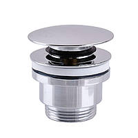 Донний клапан Globus Lux HG15-04A BR (Click-clack) латунь, хром