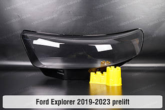 Скло фари Ford Explorer (2019-2023) VI покоління дорестайлінг ліве