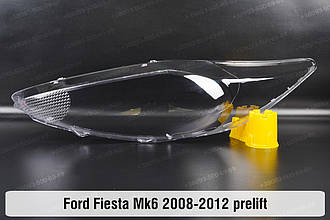 Скло фари Ford Fiesta Mk6 (2008-2012) VI покоління дорестайлінг ліве