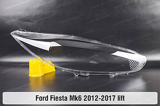 Скло фари Ford Fiesta Mk6 (2012-2017) VI покоління рестайлінг праве