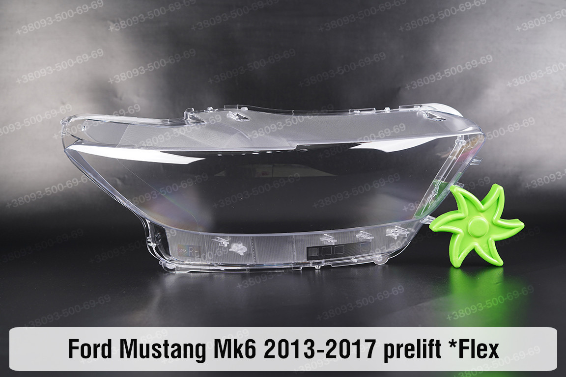 Скло фари Ford Mustang Mk6 (2013-2017) виступ VI покоління дорестайлінг праве