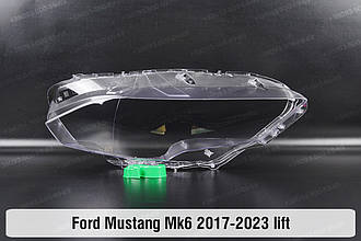 Скло фари Ford Mustang Mk6 (2017-2023) VI покоління рестайлінг праве