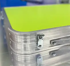 Стіл комп'ютерний складаний Коричневий. Складаний столик підставка, Легкий портативний складаний стіл для барбекю, фото 3