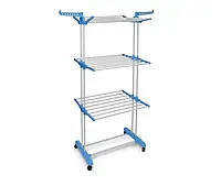 Сушилка складная для белья Garment Rack With Wheels, Многофункциональная стойка сушилка для одежды