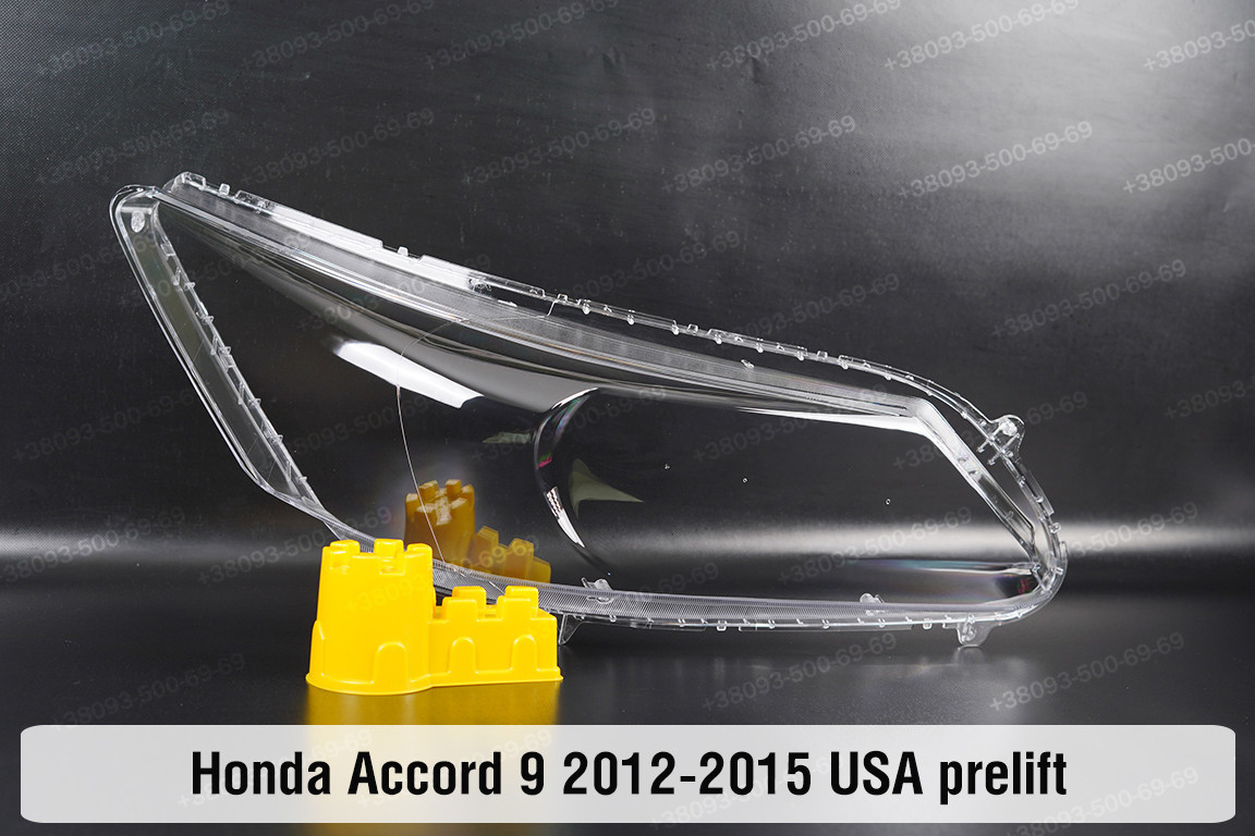 Скло фари Honda Accord 9 USA (2012-2015) IX покоління дорестайлінг праве