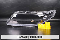 Стекло фары Honda City (2008-2014) V поколение левое