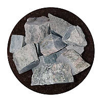 Камінь Нефрит для лазні та сауни колото-пиляний (5-12 см) 10 кг відро