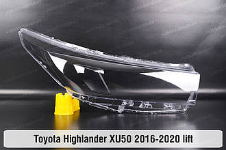 Скло фари Toyota Highlander XU50 (2016-2020) рест праве