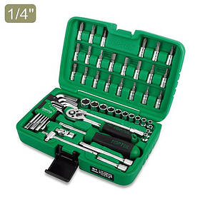 Набір торцевих торцевих головок і шестигранних ключів 1/4" 51 шт TOPTUL GCAI5101