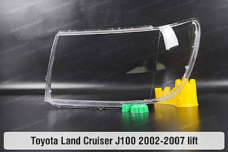 Скло фари Toyota Land Cruiser J100 (2002-2007) X покоління 2 рестайлінг ліве