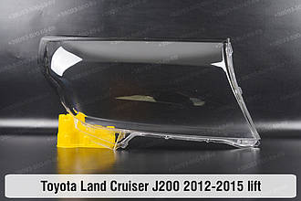 Скло фари Toyota Land Cruiser J200 (2012-2015) рест праве