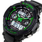 Годинник дитячий Skmei S-Shock Green 0931 для дітей від 12 років, фото 11