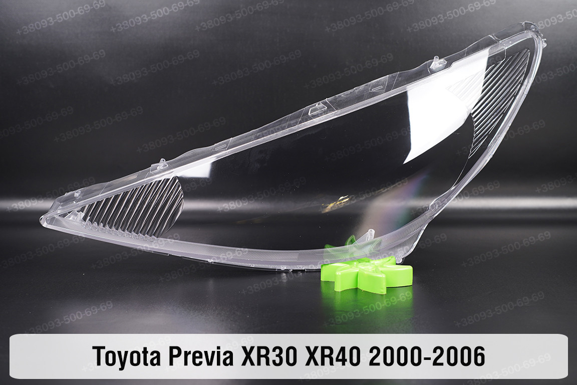 Скло фари Toyota Previa XR30 XR40 (2000-2006) ліве