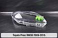 Скло фари Toyota Prius XW30 (2009-2015) праве, фото 5